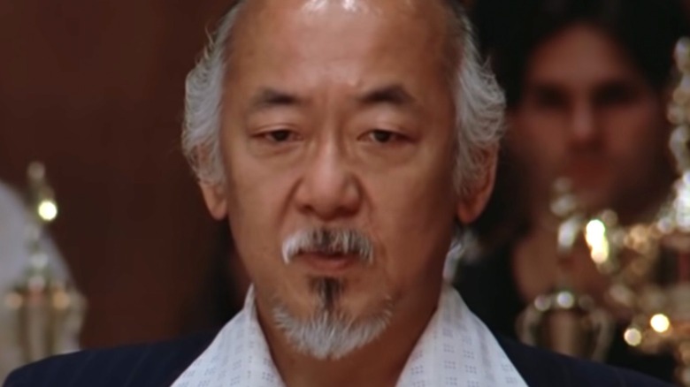 Mr. Miyagi in The Karate Kid