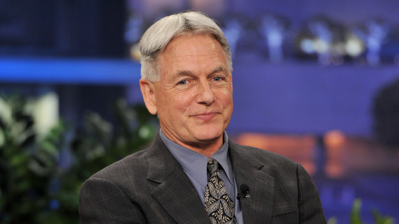 Mark Harmon smiling