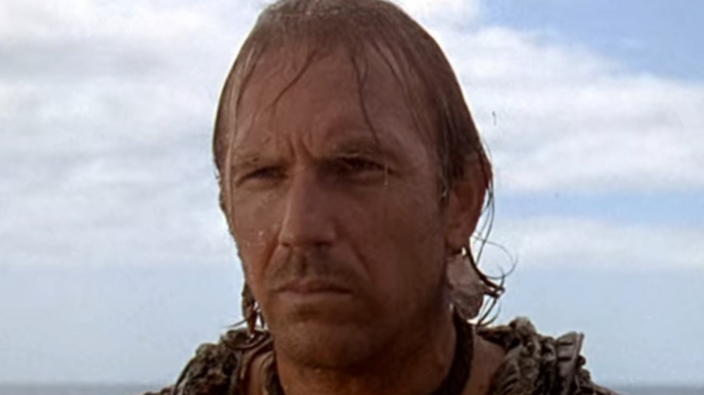 Kevin Costner wet hair