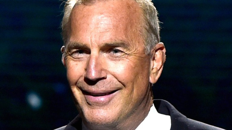 Kevin Costner smiling