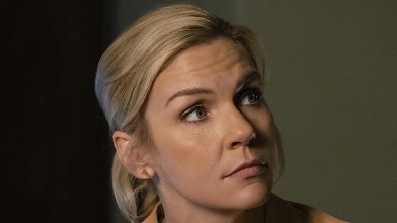 Rhea Seehorn looks offscreen as Kim Wexler in Better Call Saul