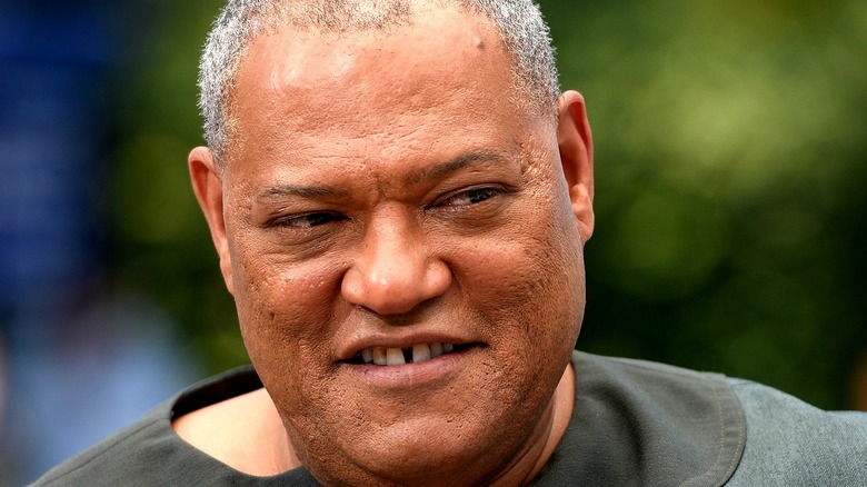 Laurence Fishburne smiling