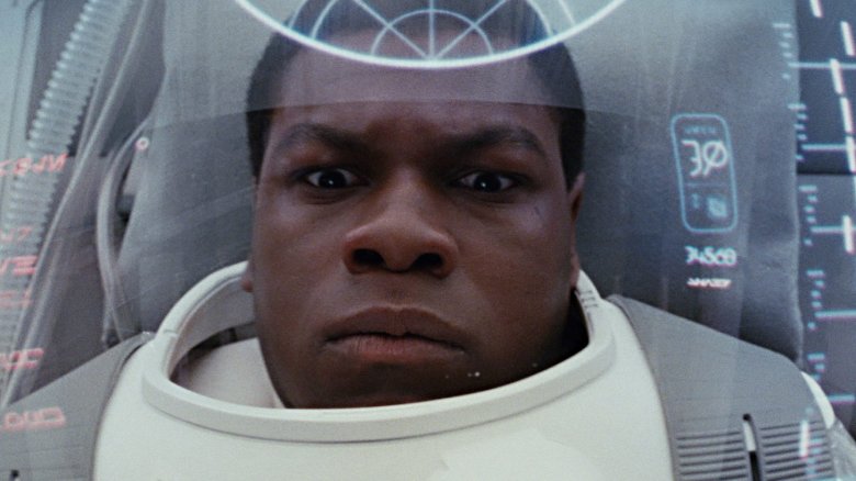 John Boyega as Finn in Star Wars: The Last Jedi