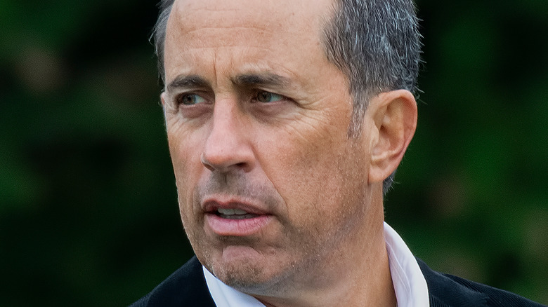 Jerry Seinfeld looking off into the distance