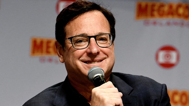 Bob Saget with mic