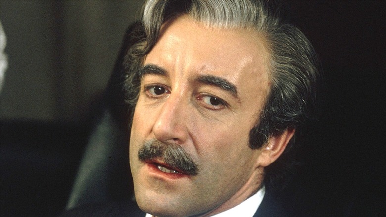 Peter Sellers with grey streak in hair