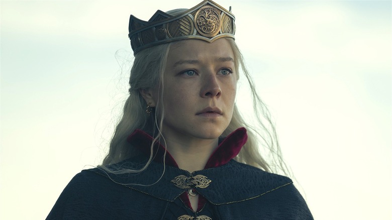 Rhaenyra looking disgruntled 