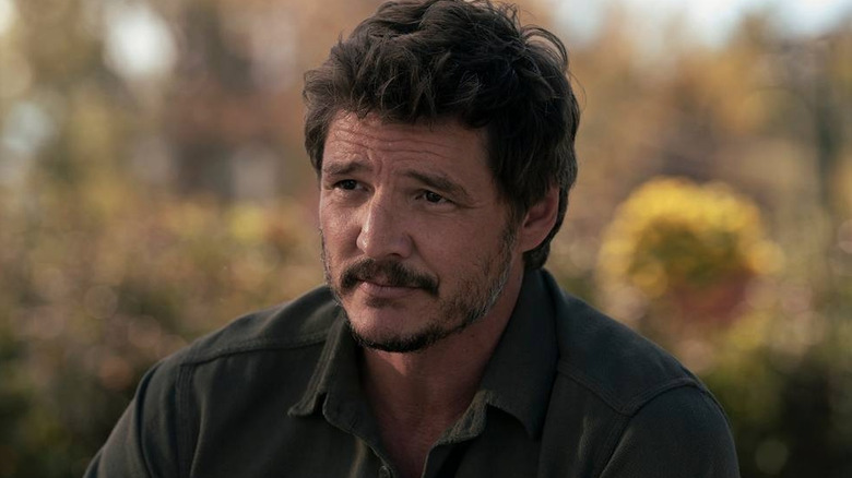 Pedro Pascal looking ahead