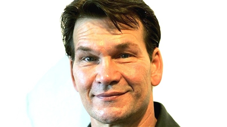 Patrick Swayze smiling