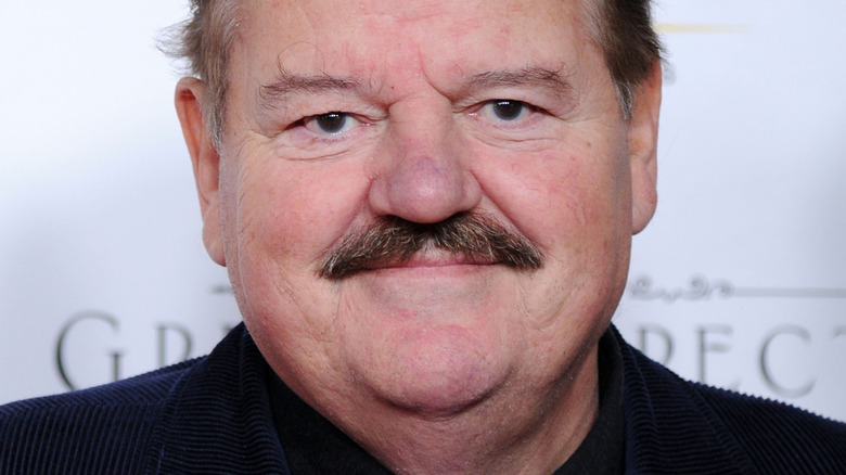 Robbie Coltrane smiling