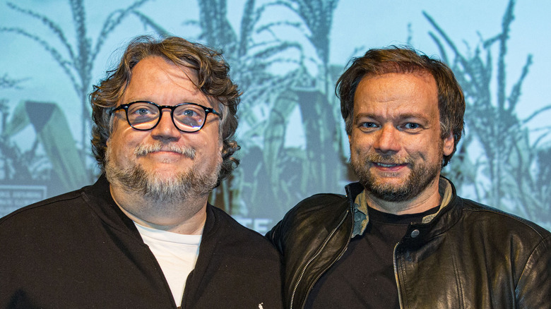 Guillermo del Toro and ﻿André Øvredal smiling