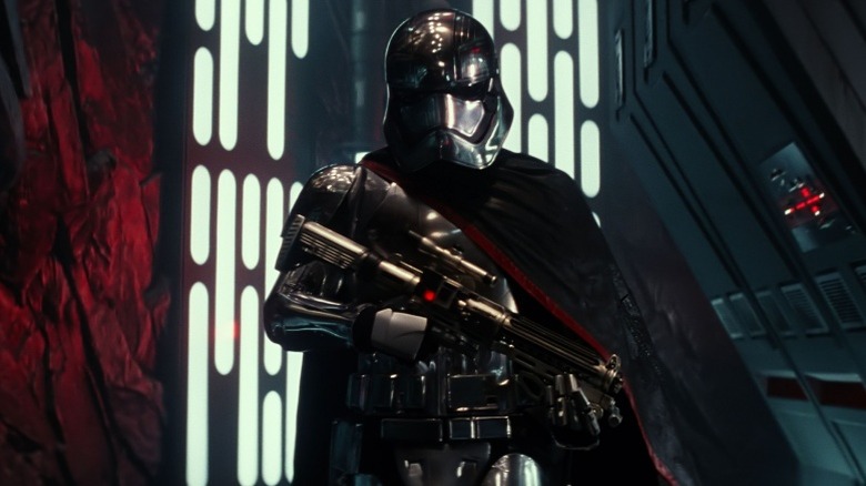 Gwendoline Christie as Captain Phasma in The Last Jedi
