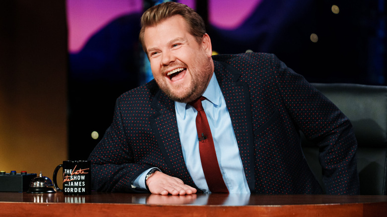 James Corden laughing