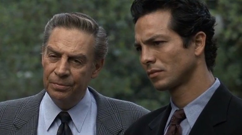 Law and Order Brisco and Curtis look concerned