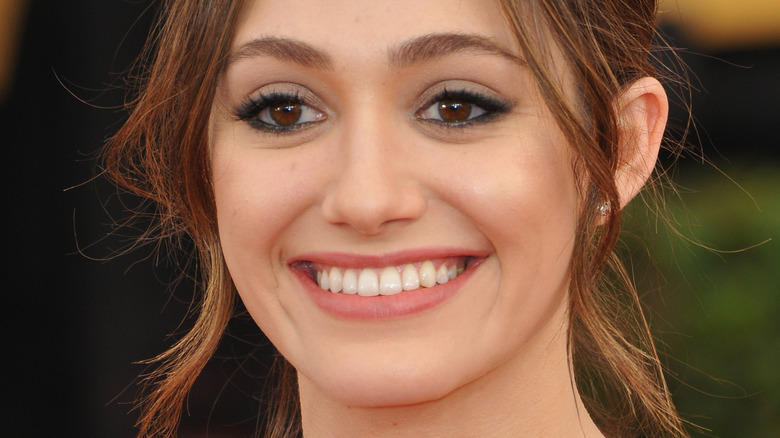 Emmy Rossum smiling