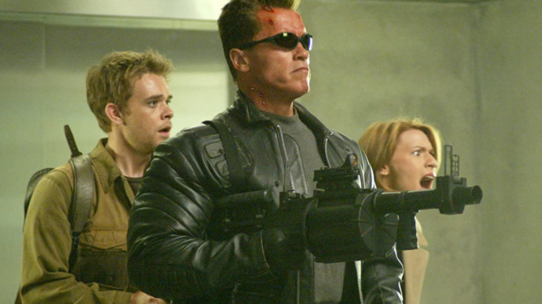 John Conner, the Terminator, and Kate Brewster