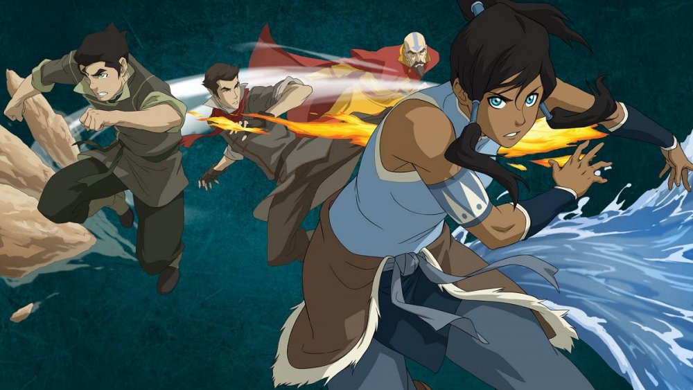 Korra leads Team Avatar from Legend of Korra