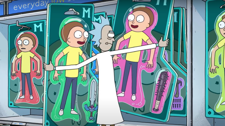 Rick purchasing a Morty