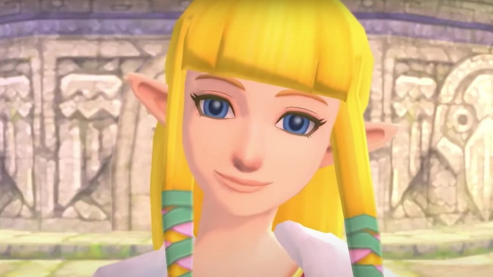 Princess Zelda smiles