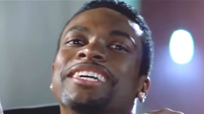 Chris Tucker smiling in Rush Hour