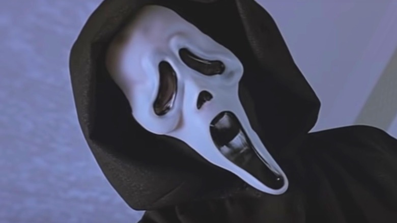 Ghostface hovering