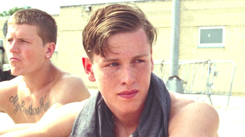 Harris Dickinson as Frankie in Beach Rats