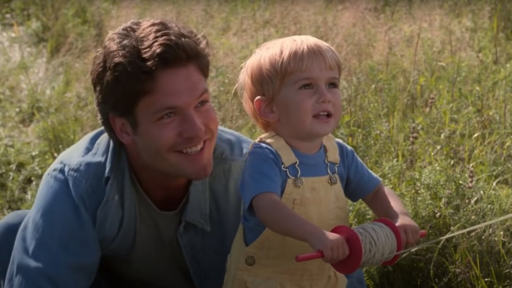 Dale Midkiff and Miko Hughes as seen in the film Pet Sematary