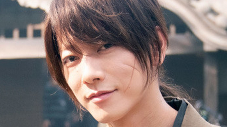 Kenshin grinning