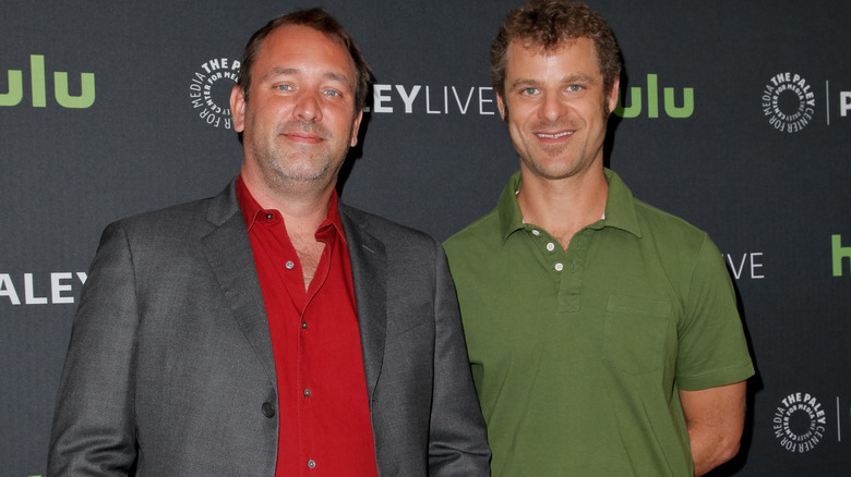 Trey Parker and Matt Stone at an event