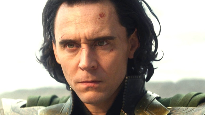 Loki wearing green and gold armor