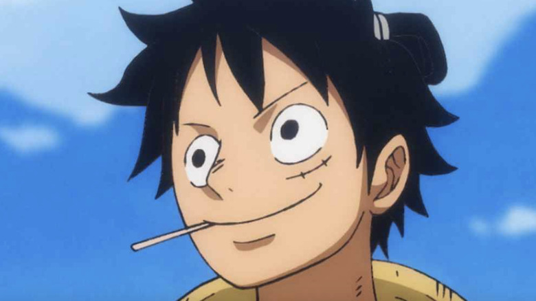 One Piece Luffy smiling