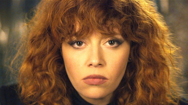 Natasha Lyonne posing as Nadia Vulvokov 