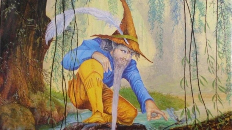 Tom Bombadil in river