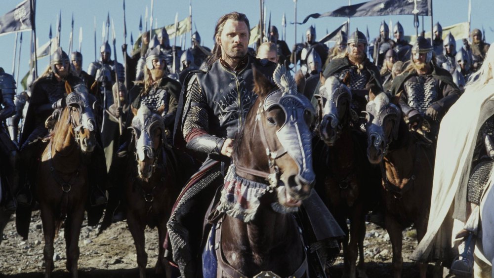 Viggo Mortensen as Aragorn in Lord of the Rings