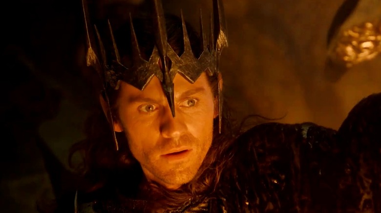 Sauron holding up a cane in Season 2 of The Rings of Power