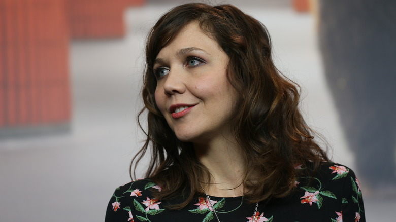 Maggie Gyllenhaal smiling