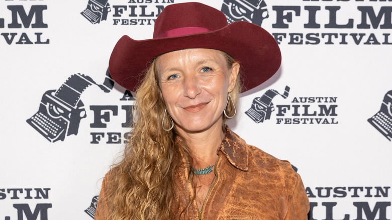 Christina Alexandra Voros smiling on the red carpet