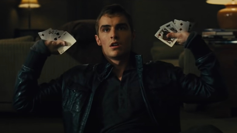 Jack holding cards