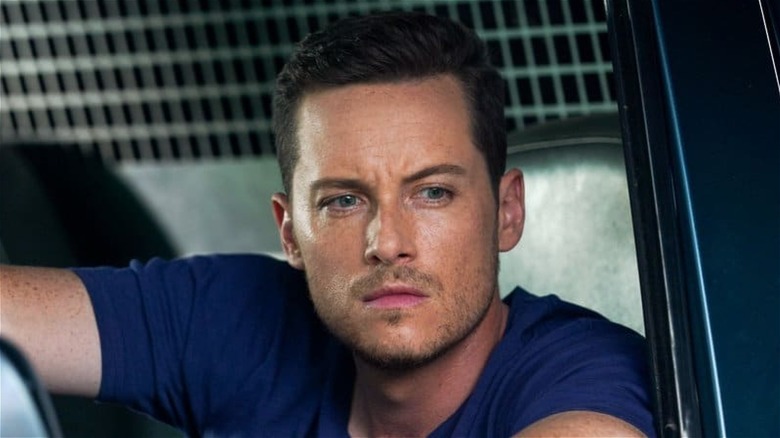 Jay Halstead looking serious