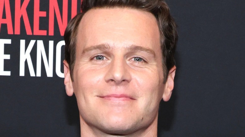 Jonathan Groff smiles