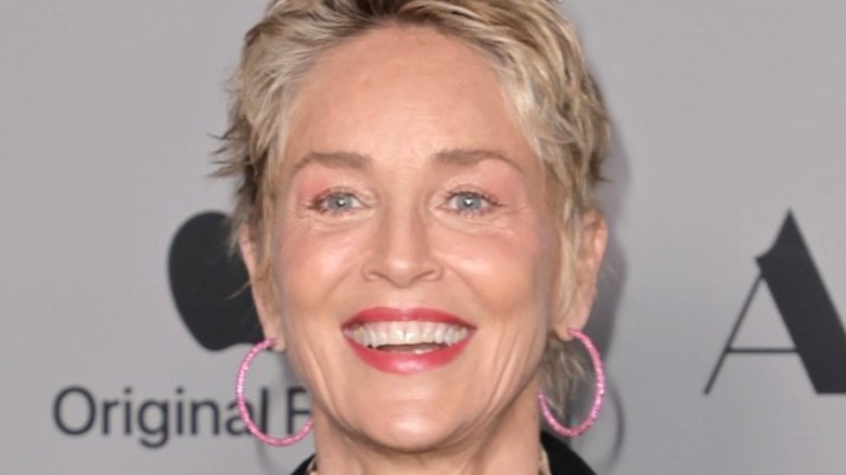 Sharon Stone smiling