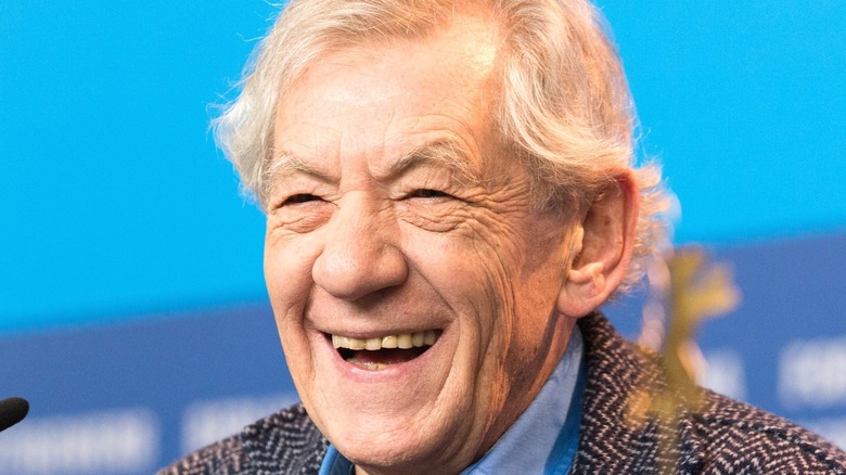 Ian McKellen smiling