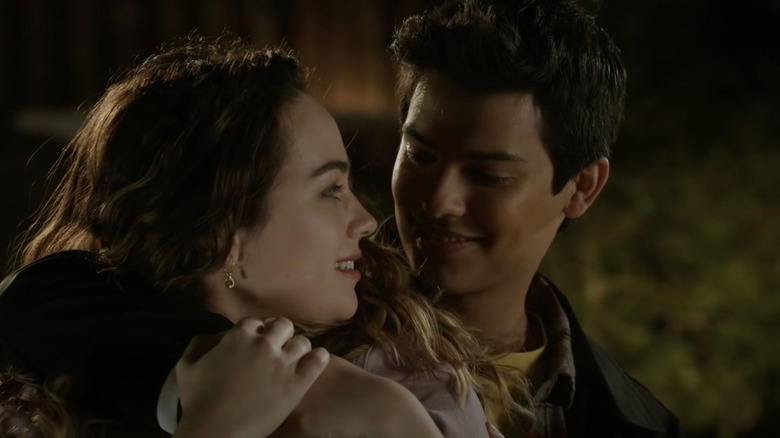Samantha and Miguel in Cobra Kai Season 1