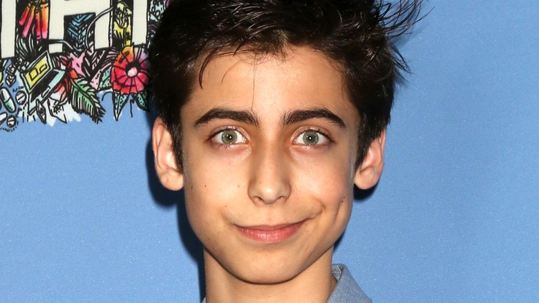 Aidan Gallagher smiling