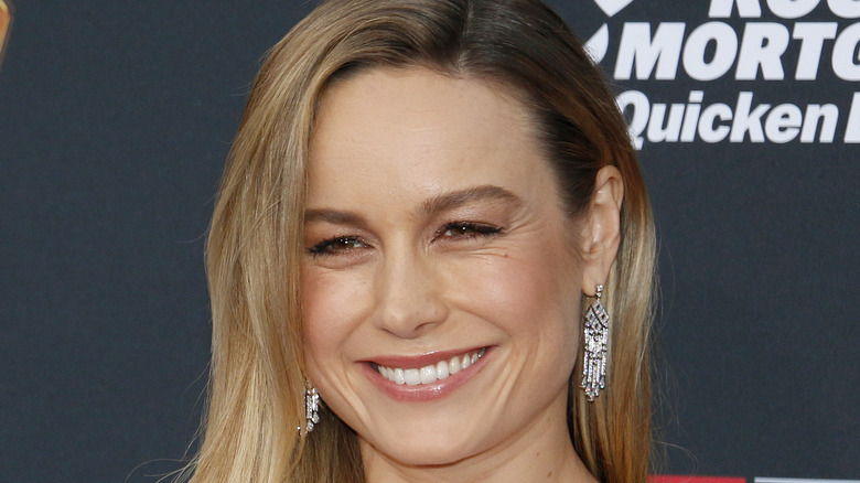 Brie Larson at event for Avengers: Endgame