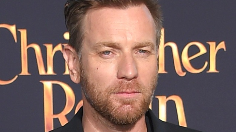 Ewan McGregor smirking