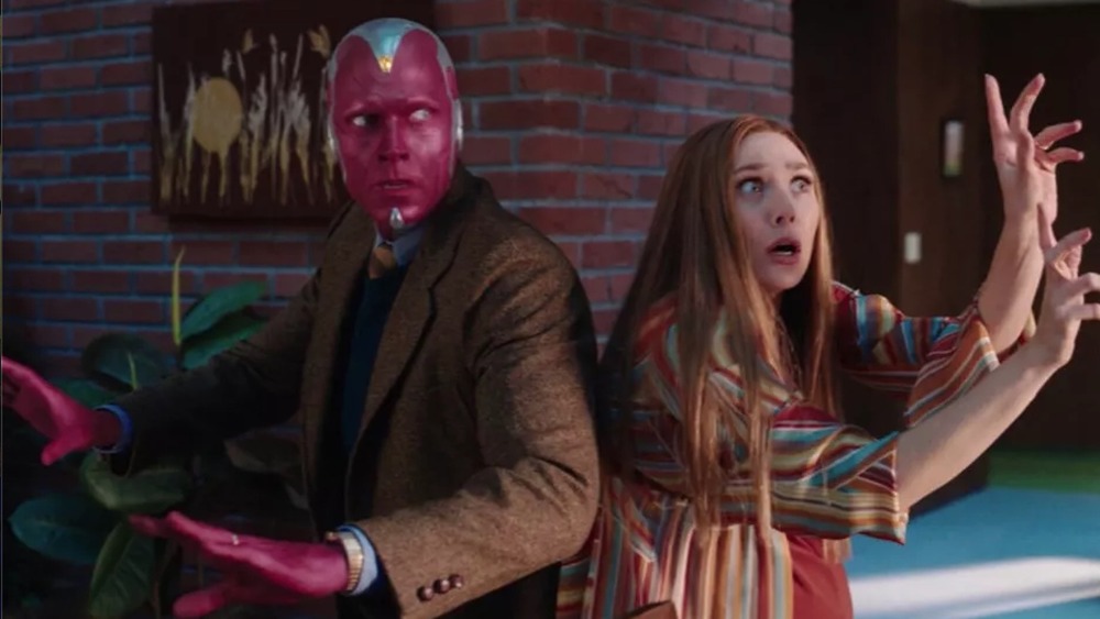 Vision and Wanda getting witchy