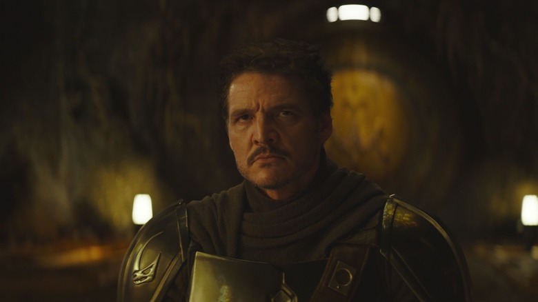 Din Djarin with his helmet removed in The Mandalorian and Grogu