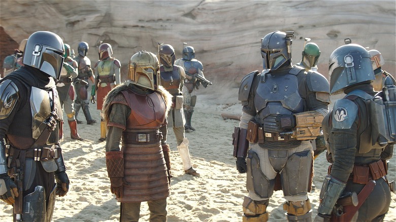 Mandalorians from The Tribe gather
