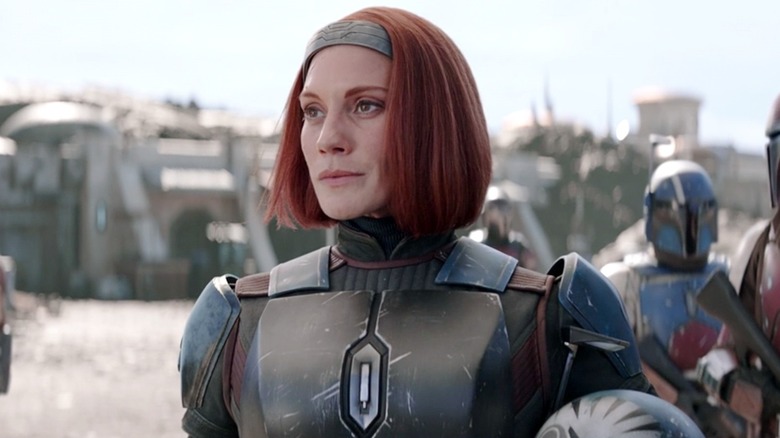 Bo-Katan looking proud without her helmet